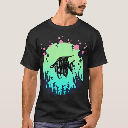 T-shirt Poisson-ange d'eau douce (Devant)