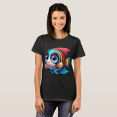 T-shirt Poisson-ange masqué adorable (Devant entier)