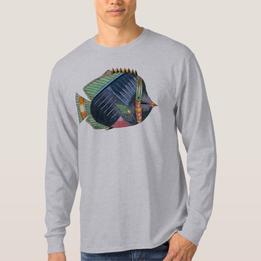 T-shirt Poisson Angel rayé (Devant)