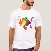 T-shirt Poisson arc-en-ciel (Devant)