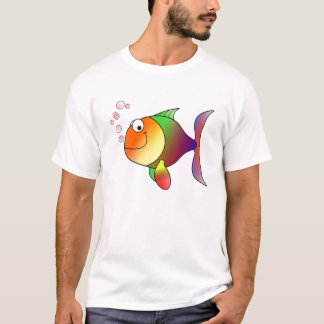 T-shirt Poisson arc-en-ciel