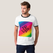 T-shirt Poisson arc-en-ciel (Devant entier)