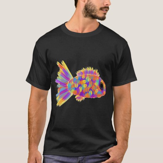 T-shirt Poisson arc-en-ciel (Devant)