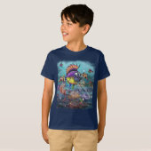 T-shirt Poisson arc-en-ciel (Devant entier)