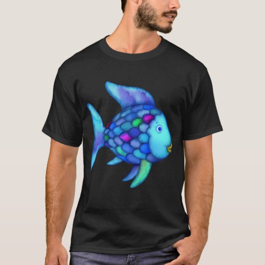 T-shirt Poisson arc-en-ciel (Devant)