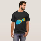 T-shirt Poisson Arc-en-ciel (Devant entier)
