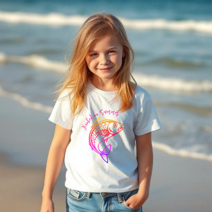 T-shirt Poisson arc-en-ciel l'été