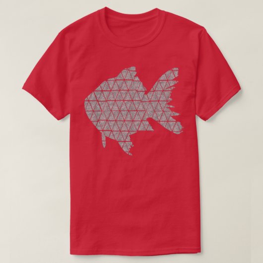 T-shirt Poisson argenté (Design devant)