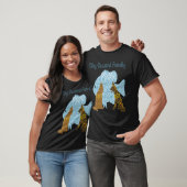 T-shirt Poisson Avec Chien Et Chat (Unisexe)