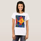 T-shirt Poisson Batiqué (Devant entier)