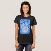 T-shirt Poisson bêta bleu mythique (Devant entier)