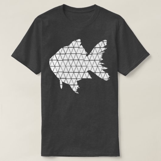 T-shirt Poisson blanc (Design devant)