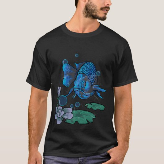 T-shirt Poisson bleu (Devant)