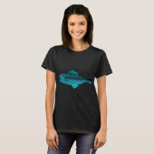 T-shirt Poisson Bleu (Devant entier)
