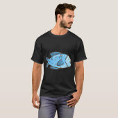 T-shirt Poisson Bleu (Devant entier)
