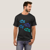 T-shirt Poisson Bleu (Devant entier)