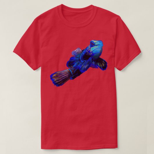 T-shirt Poisson bleu 10 (Design devant)