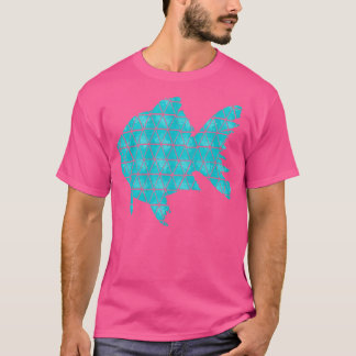 T-shirt Poisson bleu clair