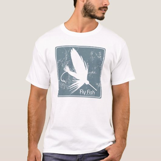 T-shirt Poisson bleu volant (Devant)