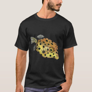 T-shirt Poisson-Boîte Tacheté
