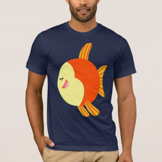 T-shirt poisson caricature mignonne et moelleuse