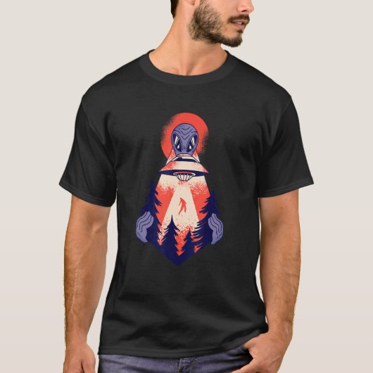 T-shirt Poisson Casque d'Astronaute (Devant)