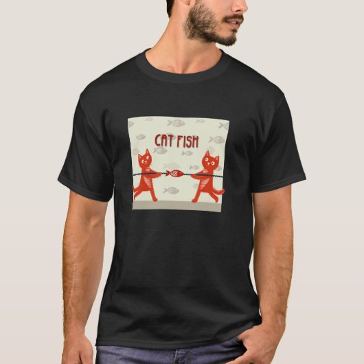 T-shirt Poisson-chat (Devant)