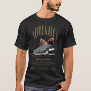 T-shirt Poisson-chat à queue rouge Changement d'eau Poisso