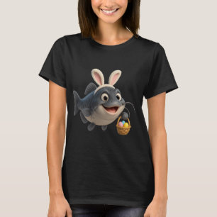 T-shirt Poisson-chat de Pâques