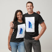T-shirt Poisson ciel-vague (Unisexe)