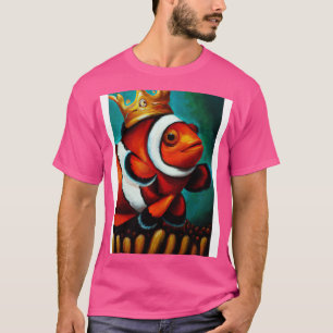 T-shirt Poisson clown à couronne