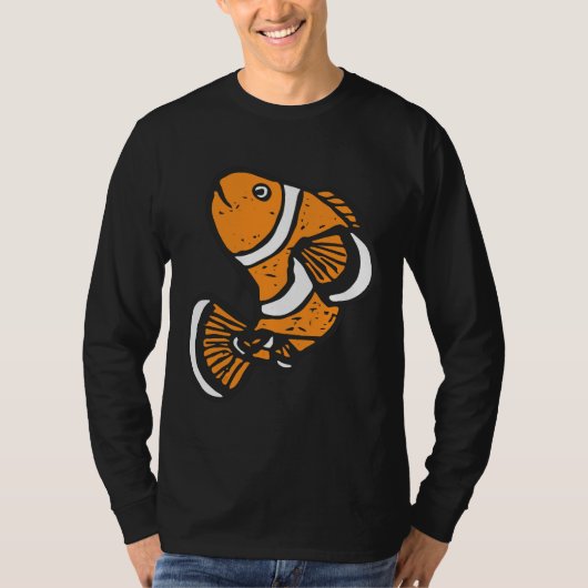 T-shirt Poisson clown amusant (Devant)