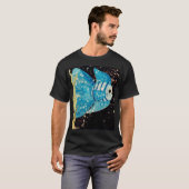 T-shirt Poisson clown bleu (Devant entier)