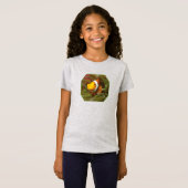 T-Shirt Poisson clown dans l'anémone verte. Conception pho (Devant entier)