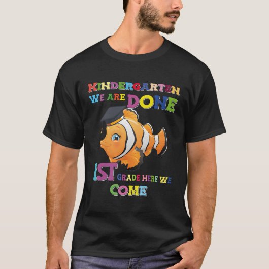 T-shirt Poisson clown de l'école (Devant)