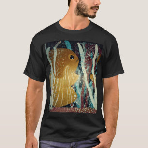 T-shirt Poisson clown doré