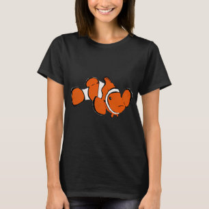 T-shirt poisson clown nageant qui vous regarde