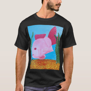 T-shirt Poisson clown rose