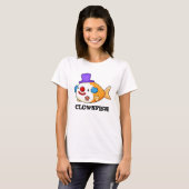 T-shirt Poisson clownesque Funky Animal Poisson Pun (Devant entier)