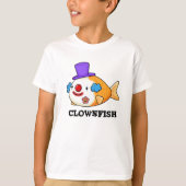 T-shirt Poisson clownesque Funky Animal Poisson Pun (Devant)