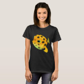 T-shirt Poisson coffre jaune (Devant entier)