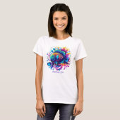 T-shirt Poisson coloré- (Devant entier)
