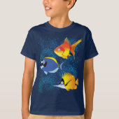 T-shirt Poisson coloré (Devant)