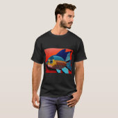T-shirt Poisson coloré (Devant entier)