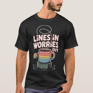 T-shirt Poisson Coloré Délice du Pêcheur Décontracté