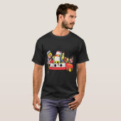 T-shirt Poisson coloré joyeux (Devant entier)
