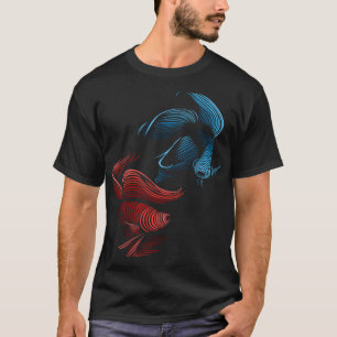 T-shirt Poisson combat tribal bêta
