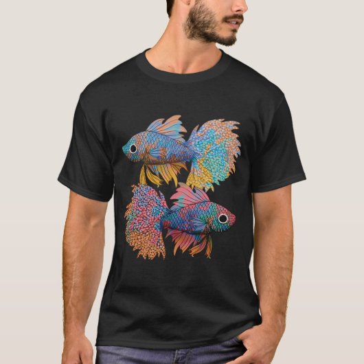 T-shirt Poisson Combattant (Devant)