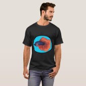 T-shirt Poisson combattant (Devant entier)