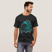 T-shirt Poisson combattant (Devant entier)
